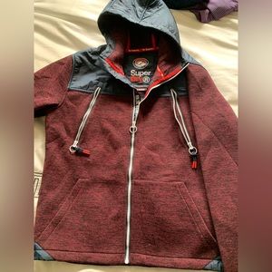 Men’s Super Dry hooded Jacket like new condition